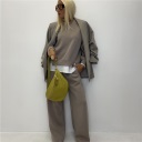 coordinato in tessuto elasticizzato punto milano